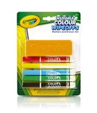 Crayola, flamastry zmywalne i gąbka, zestaw