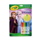 Crayola, Kraina Lodu, kolorowanka z łamigłówkami i flamastrami