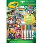 Crayola, Psi Patrol, kolorowanka z łamigłówkami i flamastrami