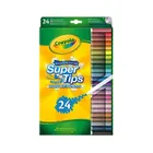 Crayola, Super Tips, flamastry zmywalne, 24 szt.