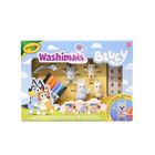 Crayola, Washimals, Bluey, figurki do kolorowania zmywalnymi flamastrami, 4 szt.