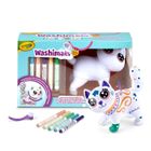 Crayola, Washimals, Jumbo Pets, figurka do kolorowania zmywalnymi flamastrami, Kotka Jenny