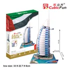 Cubic Fun, Burjdż-al Arab, puzzle 3D, 101 elementów