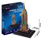 Cubic Fun, Empire State Building, puzzle 3D LED, 38 elementów