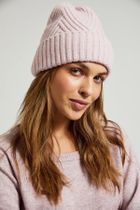 Czapka damska, różowa, Moodo