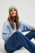 Czapka damska, szara, Moodo