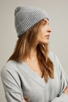 Czapka damska, szara, Moodo