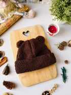 Czapka dziecięca, brązowa, Iltom