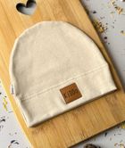 Czapka dziecięca, jasnobeżowa, Iltom