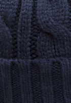 Czapka dziecięca, niebieska, pompon, Döll