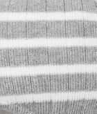 Czapka dziecięca, szaro-białe paski, Döll