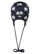 Czapka dziecięca, wiązana, granatowa, Döll