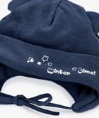 Czapka dziecięca, wiązana, granatowa, Iltom