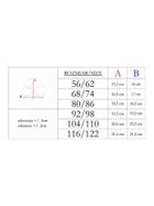 Czapka dziewczęca, biała, Nicol