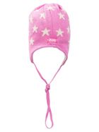 Czapka dziewczęca, wiązana, różowa, Döll