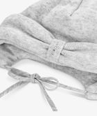 Czapka dziewczęca, wiązana szara, Iltom