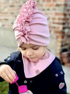 Czapka kakadu dziewczęca, różowa, Iltom