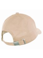 Czapka z daszkiem chłopięca, beżowa, Ambra