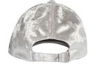 Czapka z daszkiem dziecięca, welurowa, srebrna, Adidas Velour BB Cap