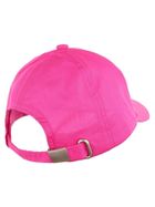 Czapka z daszkiem dziewczęca, ciemnoróżowa, Ambra