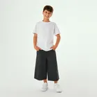 Czarne jeansowe bermudy z regulacją Cool Club