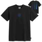 Czarny t-shirt o kroju relaxed S.W.Smiley NOWEAR