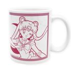 Czarodziejka z Księżyca, kubek, Sailor Moon & Luna, różowy