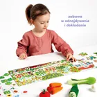 CzuCzu, Co rośnie w ogródku, puzzle, 40 elementów, obrazki, 3+,4+