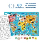 CzuCzu, puzzle małego odkrywcy, Zwierzęta Świata, 60 elementów