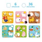 CzuCzu, Układanki z dziurką, Wieś, puzzle, 2+