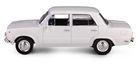 Daffi, Kolekcja Polskiej Motoryzacji, Fiat 125p, pojazd, model metalowy, biały, 1:43