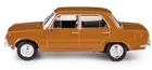 Daffi, Kolekcja Polskiej Motoryzacji, Fiat 125p, pojazd, model metalowy, brązowy, 1:43