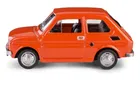 Daffi, Kolekcja Polskiej Motoryzacji, Fiat 126p, Czterdziestolatek, pojazd, model metalowy, czerwony, 1:43