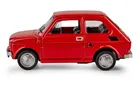 Daffi, Kolekcja Polskiej Motoryzacji, Fiat 126p, pojazd, model metalowy, czerwony, 1:43