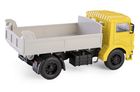Daffi, Kolekcja Polskiej Motoryzacji, Jelcz 317, wywrotka, pojazd, model metalowy, żółty, 1:43