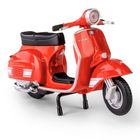 Daffi, MSZ, 1976 Vespa 200 Rally, skuter, model metalowy, czerwony, 1:18