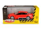 Daffi, MSZ, Audi RS 7 Sportback, pojazd, model metalowy, czerwony, 1:35
