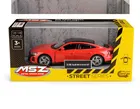 Daffi, MSZ, Audi RS E-Tron GT, pojazd, model metalowy, czerwony, 1:36