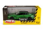 Daffi, MSZ, BMW M4, pojazd, model metalowy, zielony, 1:32