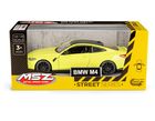 Daffi, MSZ, BMW M4, pojazd, model metalowy, żółty, 1:32