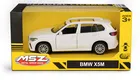 Daffi, MSZ, BMW X5M, pojazd, model metalowy, biały, 5"