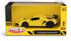 Daffi, MSZ, Lamborghini Aventador SVJ, pojazd, model metalowy, żółty, 5"