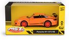 Daffi, MSZ, Porsche 911 GT3 RS, pojazd, model metalowy, pomarańczowy, 5"