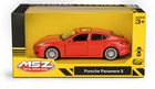 Daffi, MSZ, Porsche Panamera S, pojazd, model metalowy, czerwony, 5"