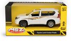 Daffi, MSZ, Toyota Land Cruiser Prado, pojazd, model metalowy, biały, 5"