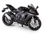 Daffi, MSZ, Yamaha YZF-R1, motocykl, model metalowy, czarny, 1:18