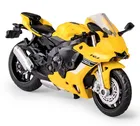 Daffi, MSZ, Yamaha YZF-R1, motocykl, model metalowy, żółty, 1:18