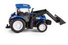 Daffi, New Holland, traktor z łopatą, pojazd rolniczy, model metalowy
