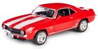 Daffi, RMZ City, Chevrolet Camaro 1969, pojazd, model metalowy, czerwony, 1:36