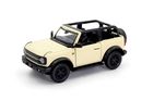 Daffi, RMZ City, Ford Bronco Badlands Open Top, pojazd, model metalowy, kość słoniowa, 1:36